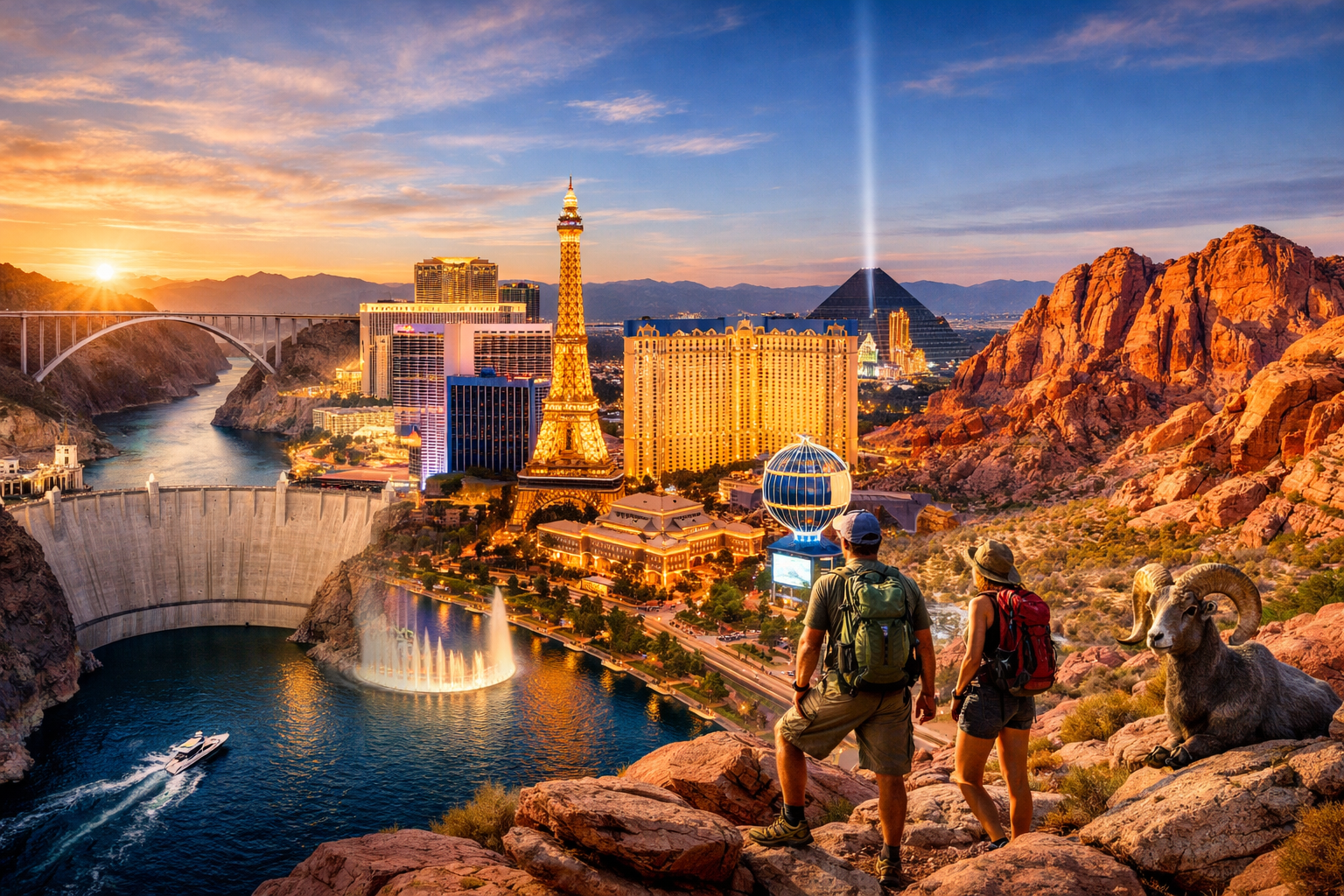 Nevada outdoor adventure scenery